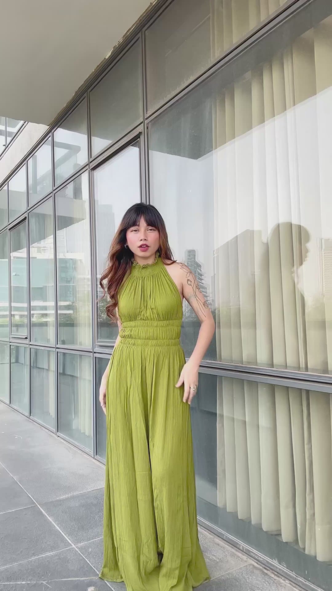 Amara Dress (matcha green)