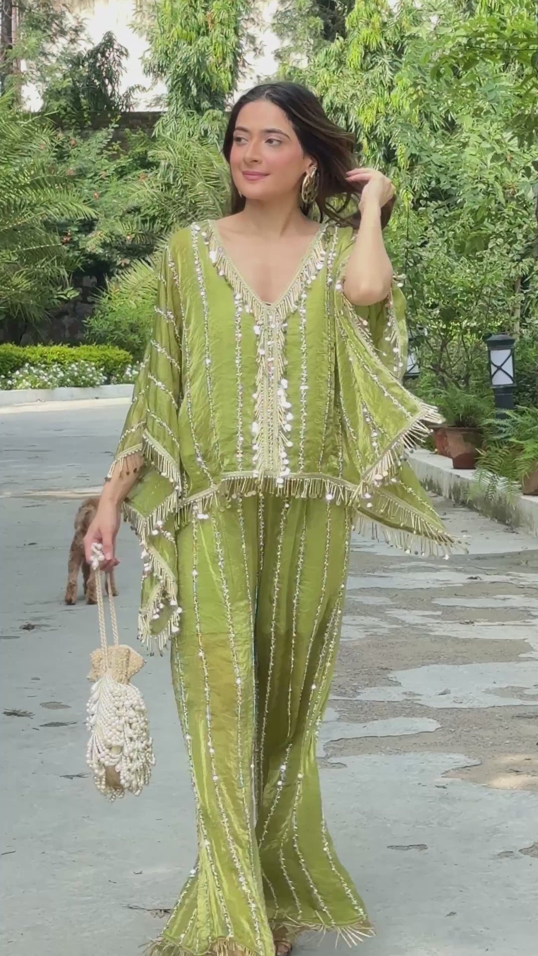 Itika Arora in Leher Set
