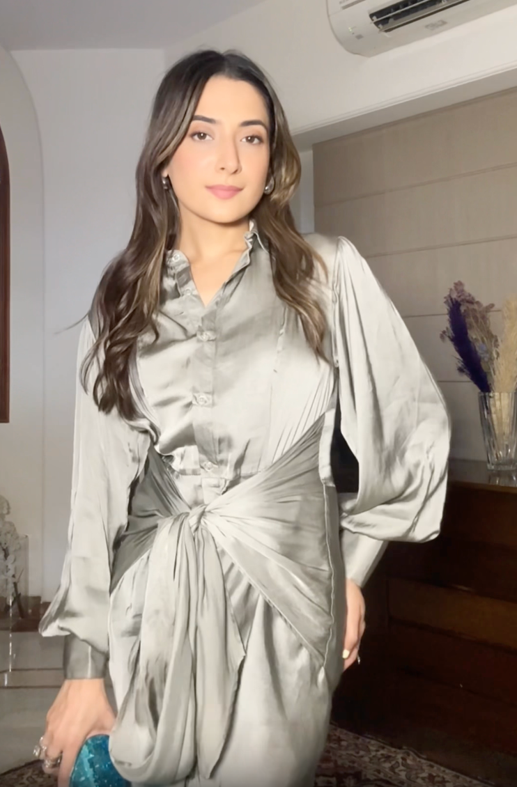 Penny Dress (solid warm silver)