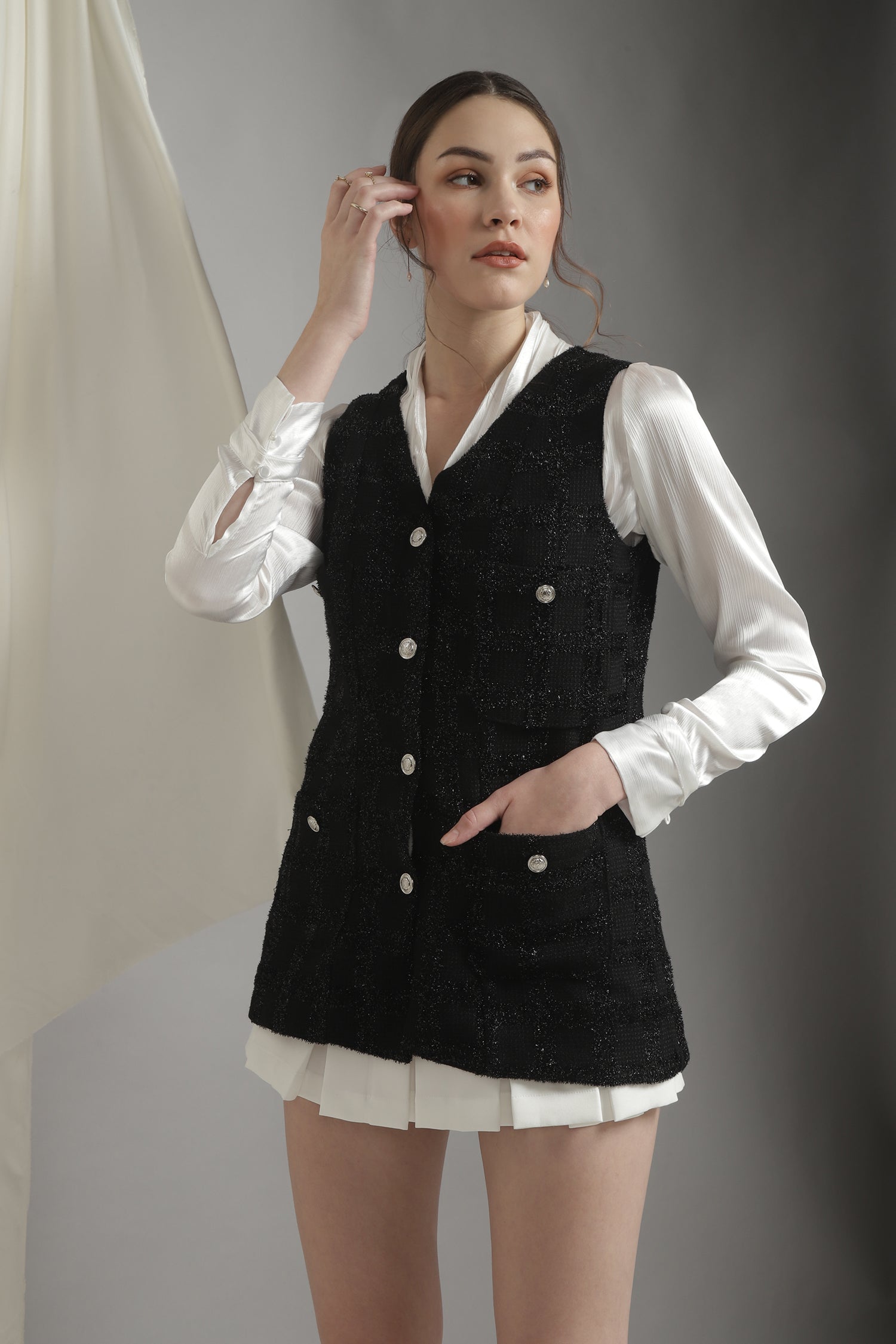 Blair Sleeveless Jacket