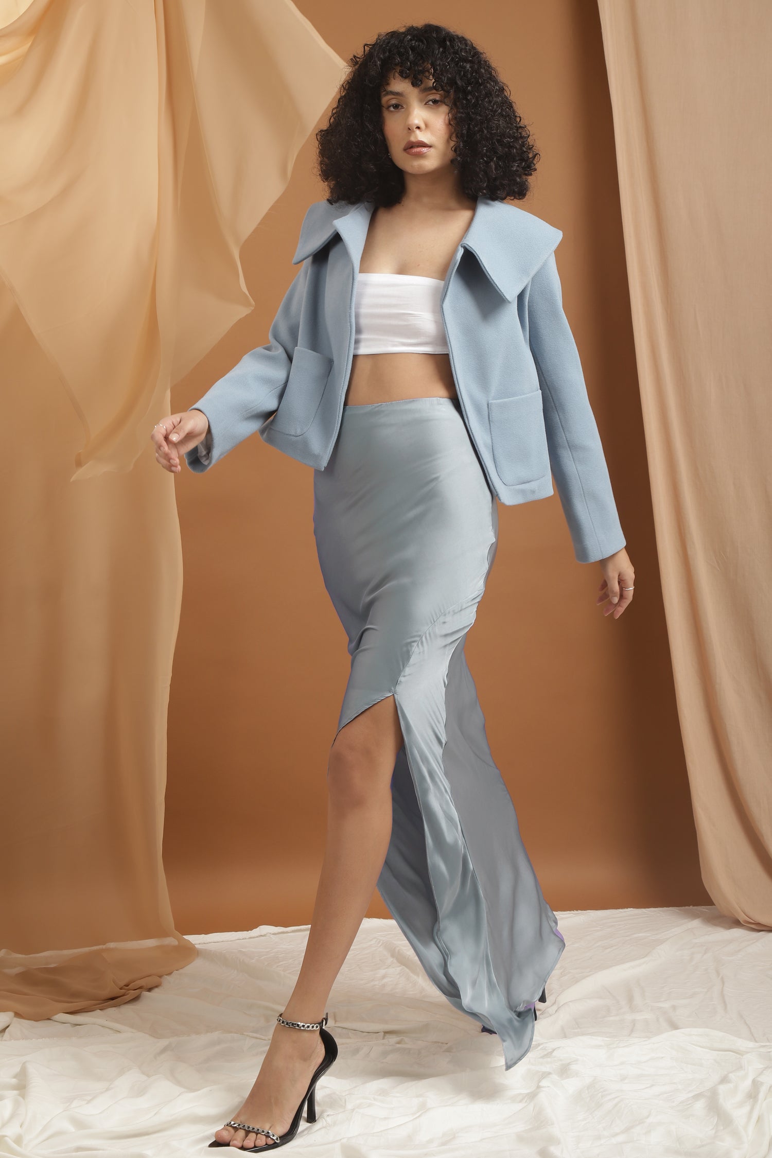 Elora Satin Skirt