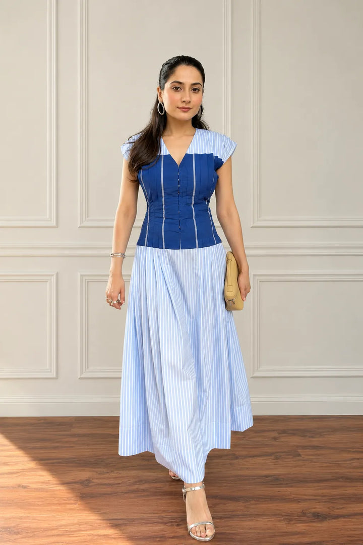 Lea pleated dress