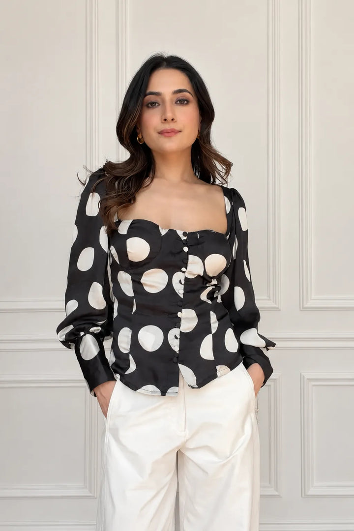Lily Polka Dot Top