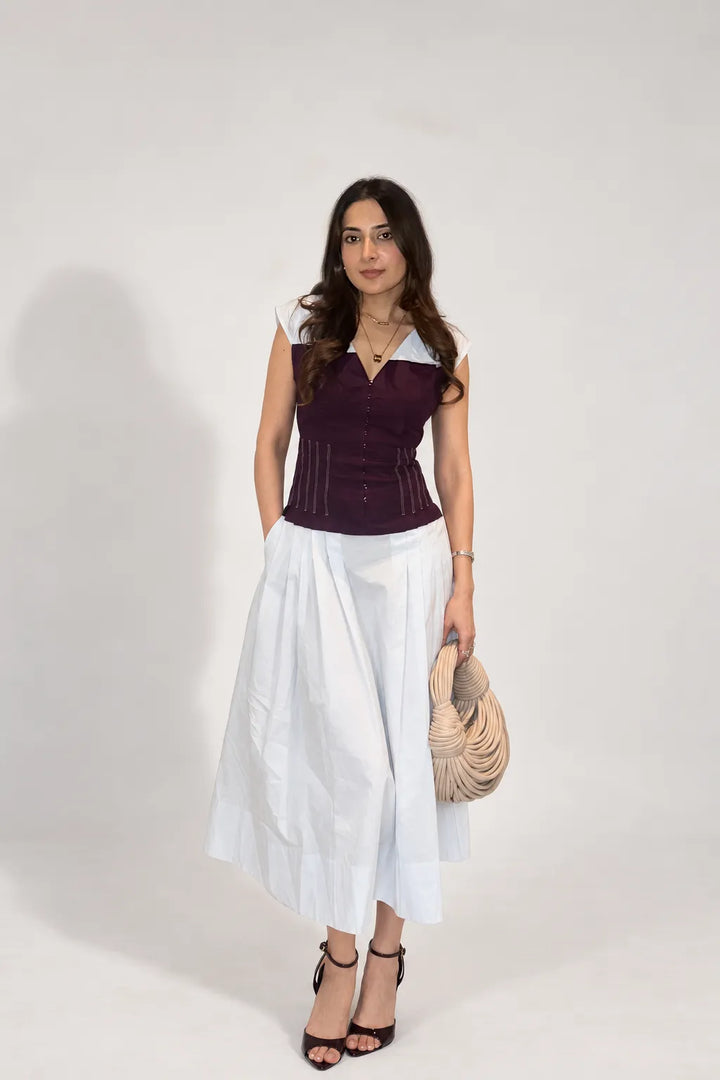 Thea pleated dress