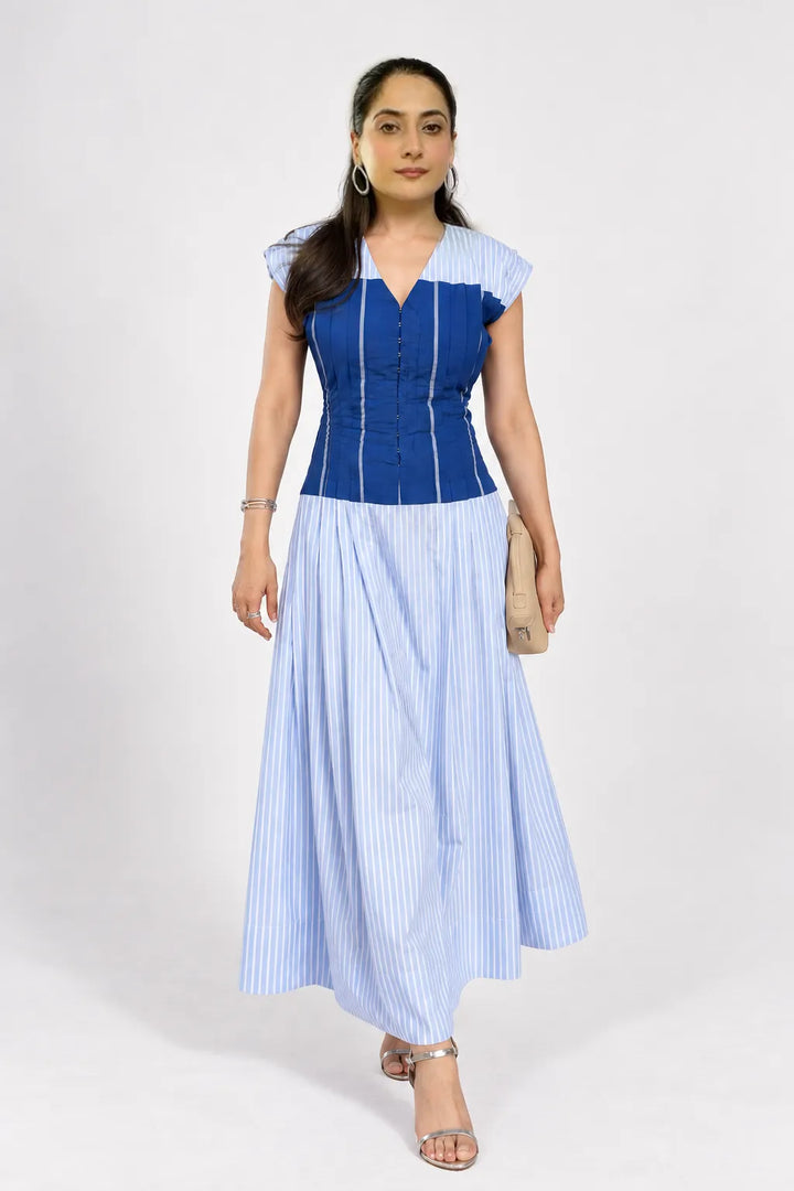 Lea pleated dress