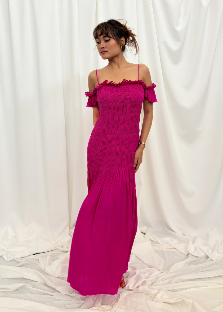 Aria Maxi Dress (pink)