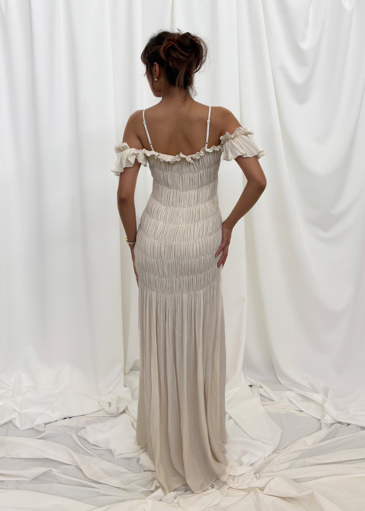 Aria Maxi Dress (off-white)