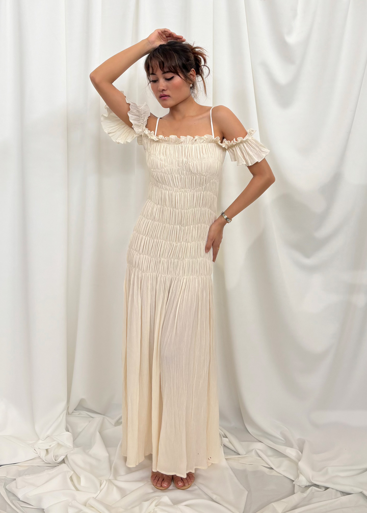 Aria Maxi Dress (off-white)