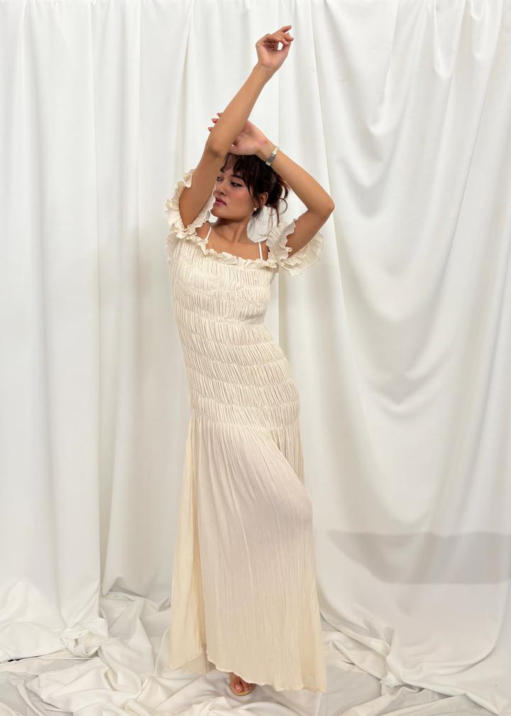 Aria Maxi Dress (off-white)