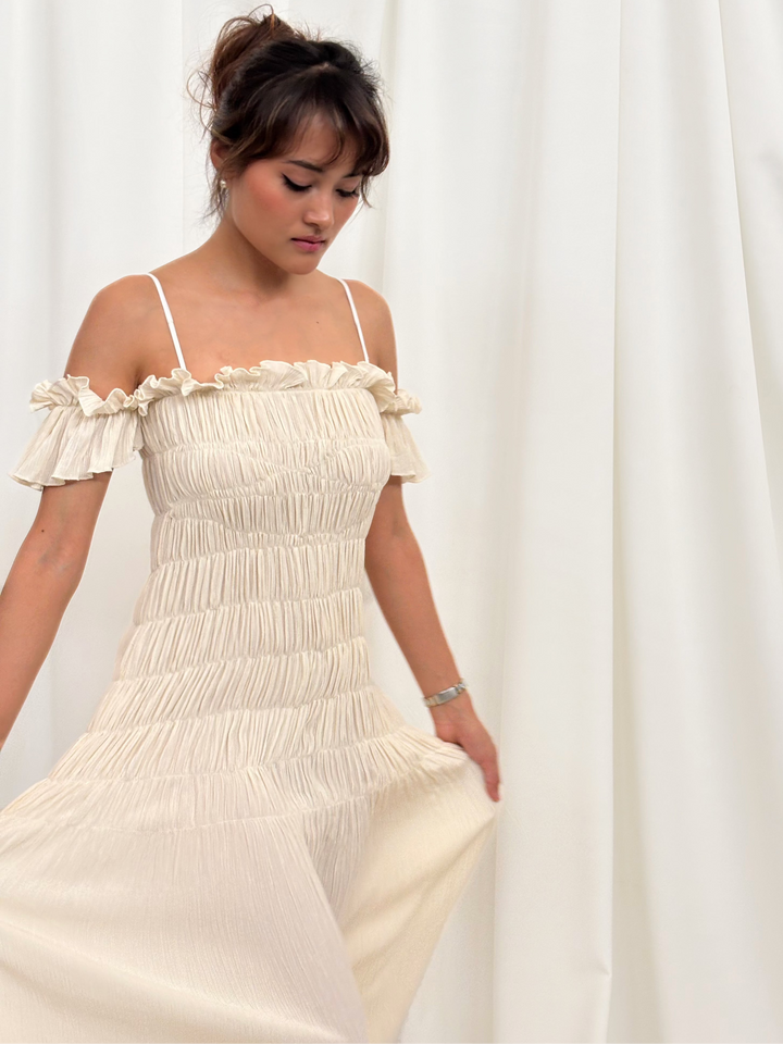 Aria Maxi Dress (off-white)