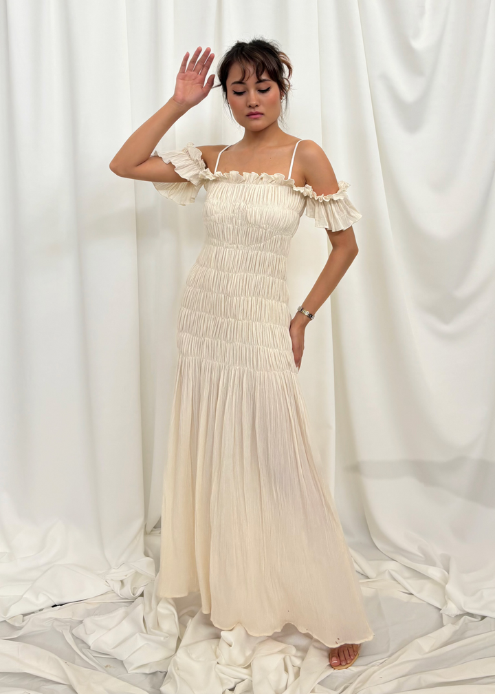 Aria Maxi Dress (off-white)