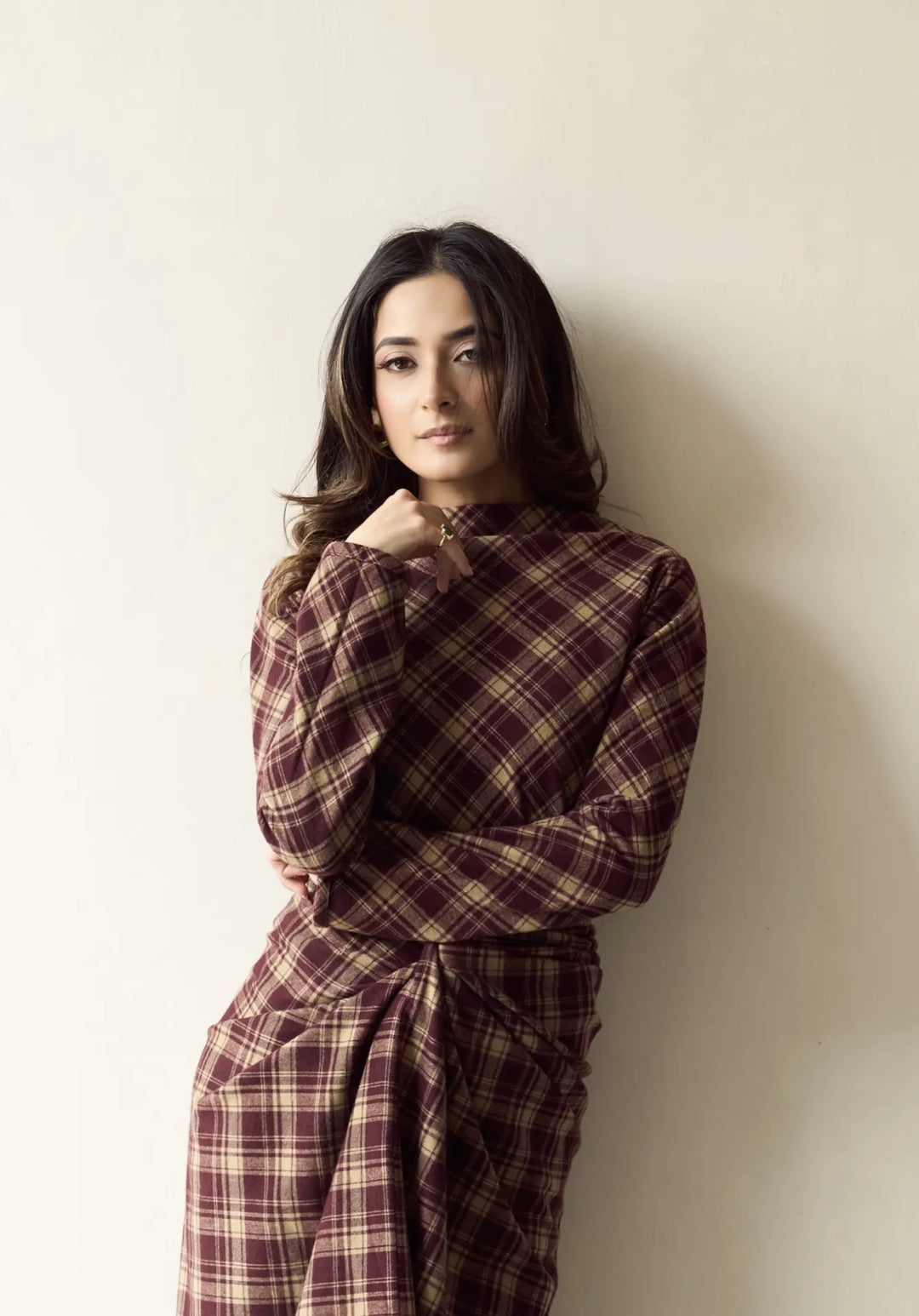 Itika Arora in Mayfair Drape Dress