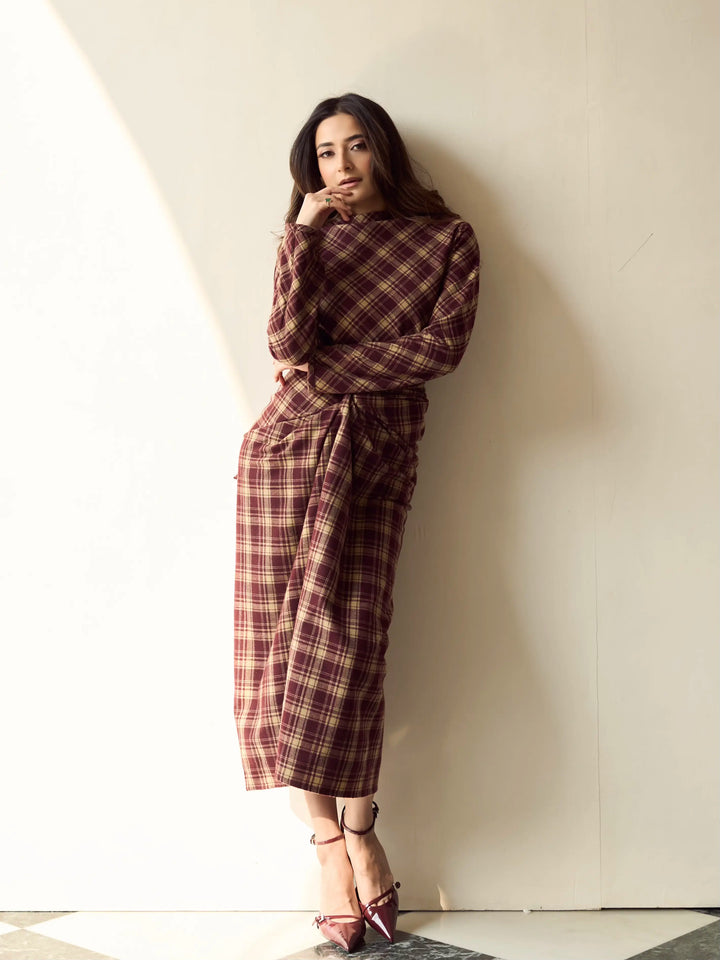 Itika Arora in Mayfair Drape Dress