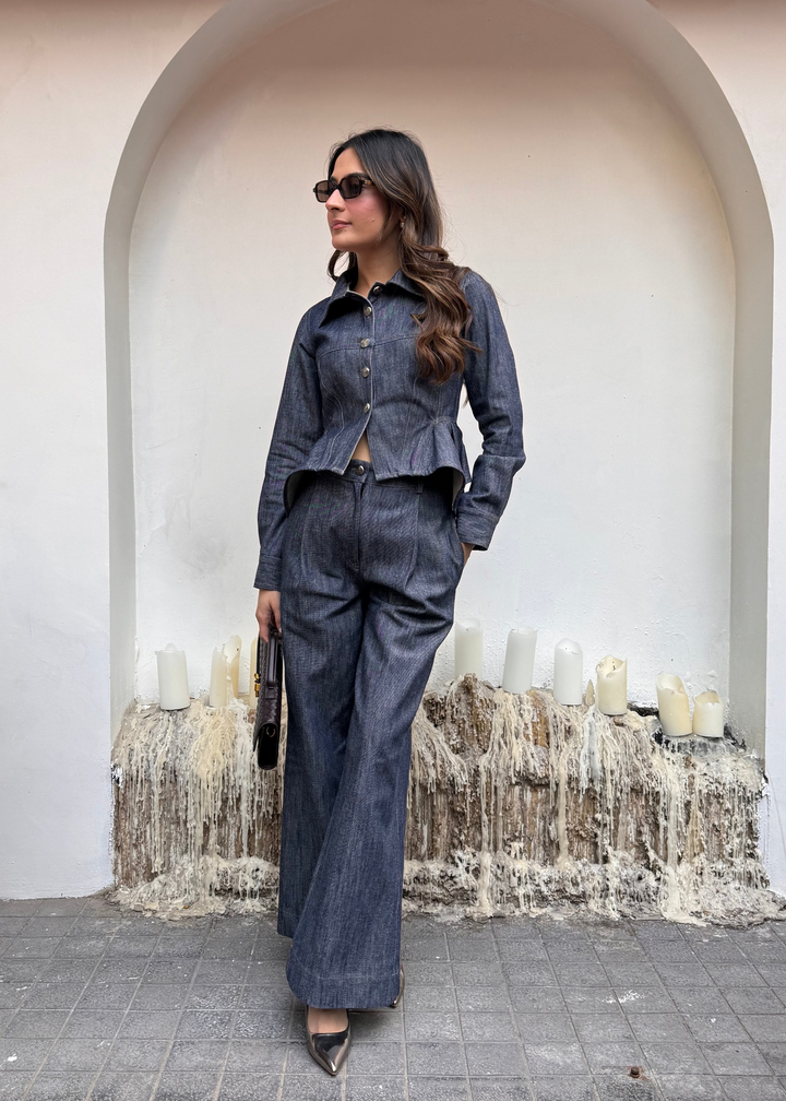 Itika Arora in Pebble Denim Set