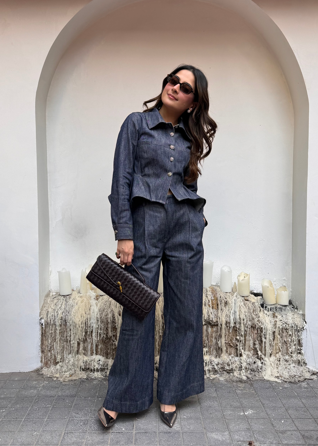 Itika Arora in Pebble Denim Set