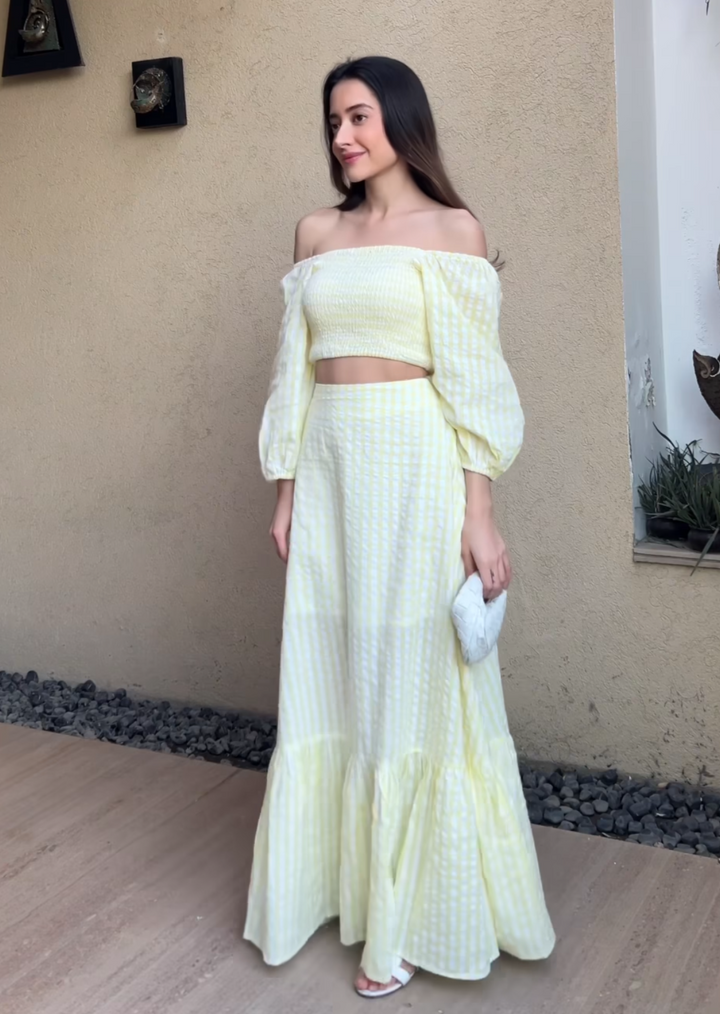 Komal Kapoor in Buttercup Co-ord Set