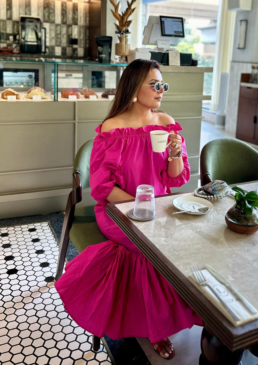 danika off shoulder dress Significant Other Danika Off Shoulder Dress