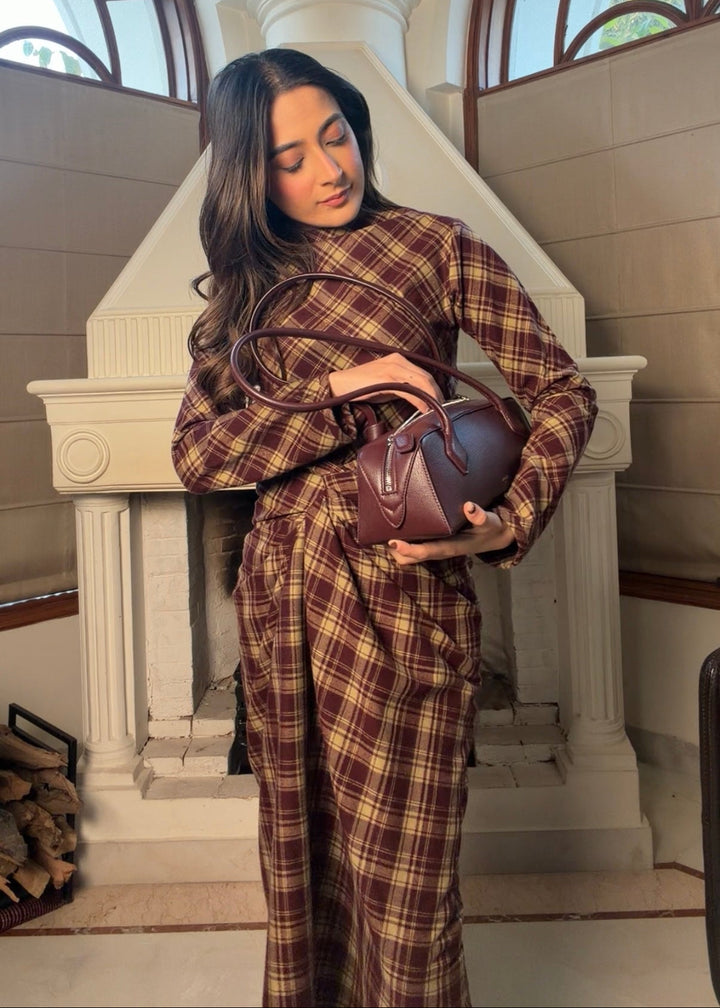 Itika Arora in Mayfair Drape Dress