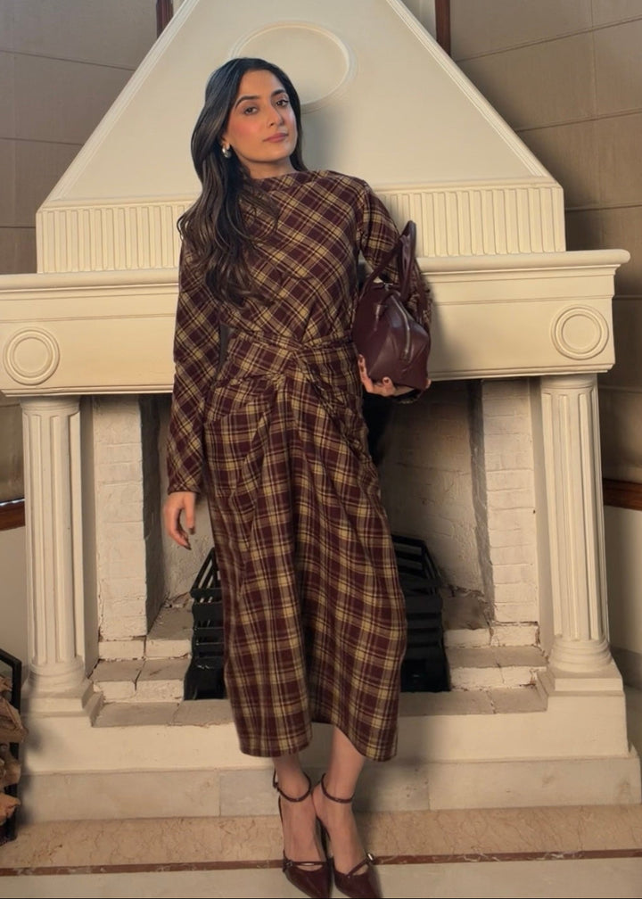 Itika Arora in Mayfair Drape Dress