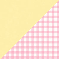 Pale Yellow / Pink Gingham