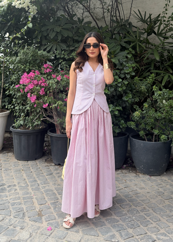 Itika Arora in Tulip co-ord set