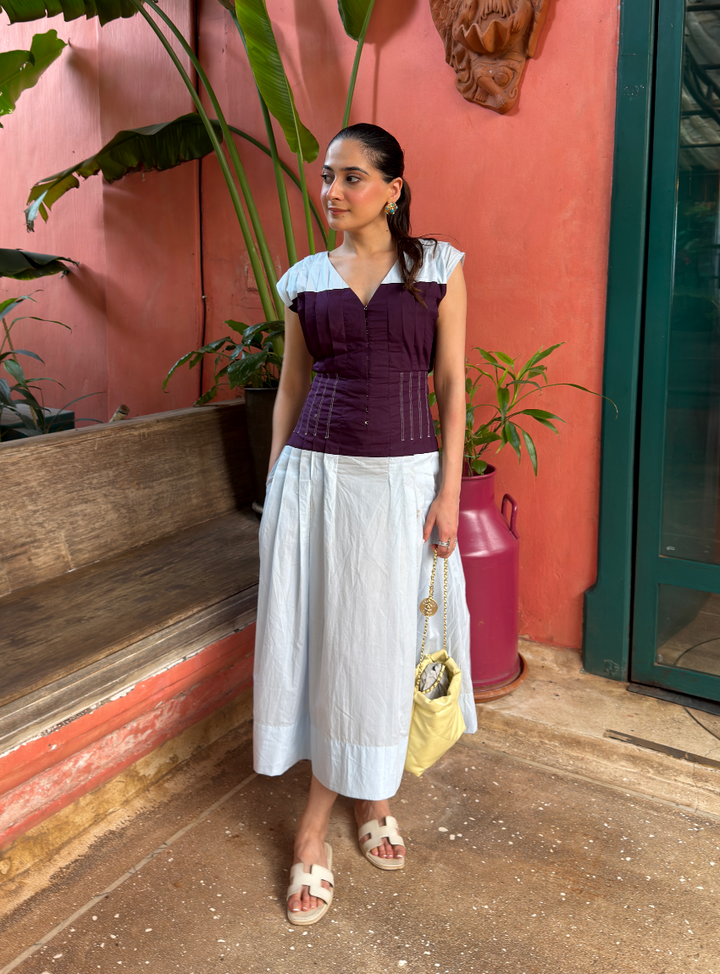 Thea pleated dress