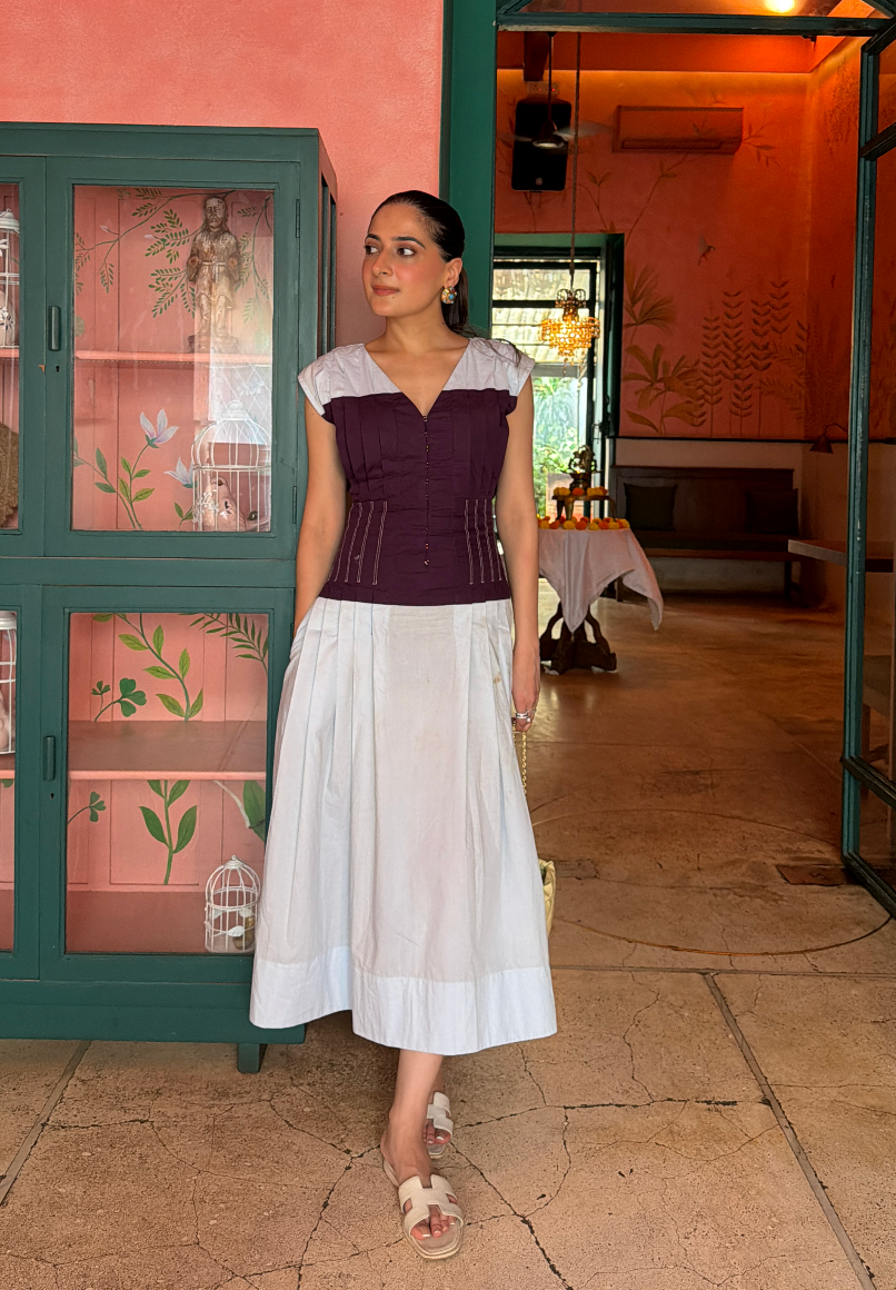 Thea pleated dress