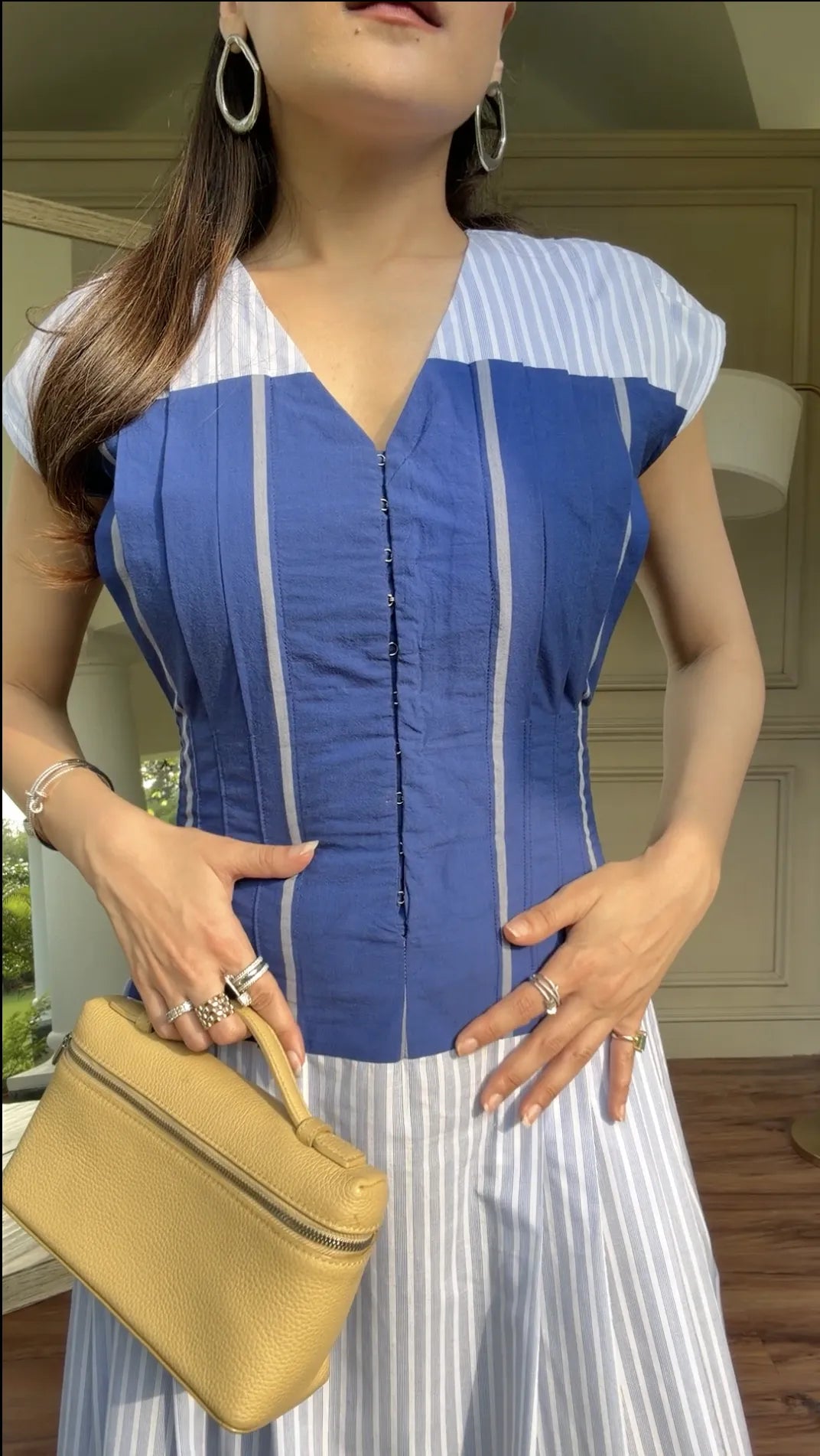 Lea pleated dress