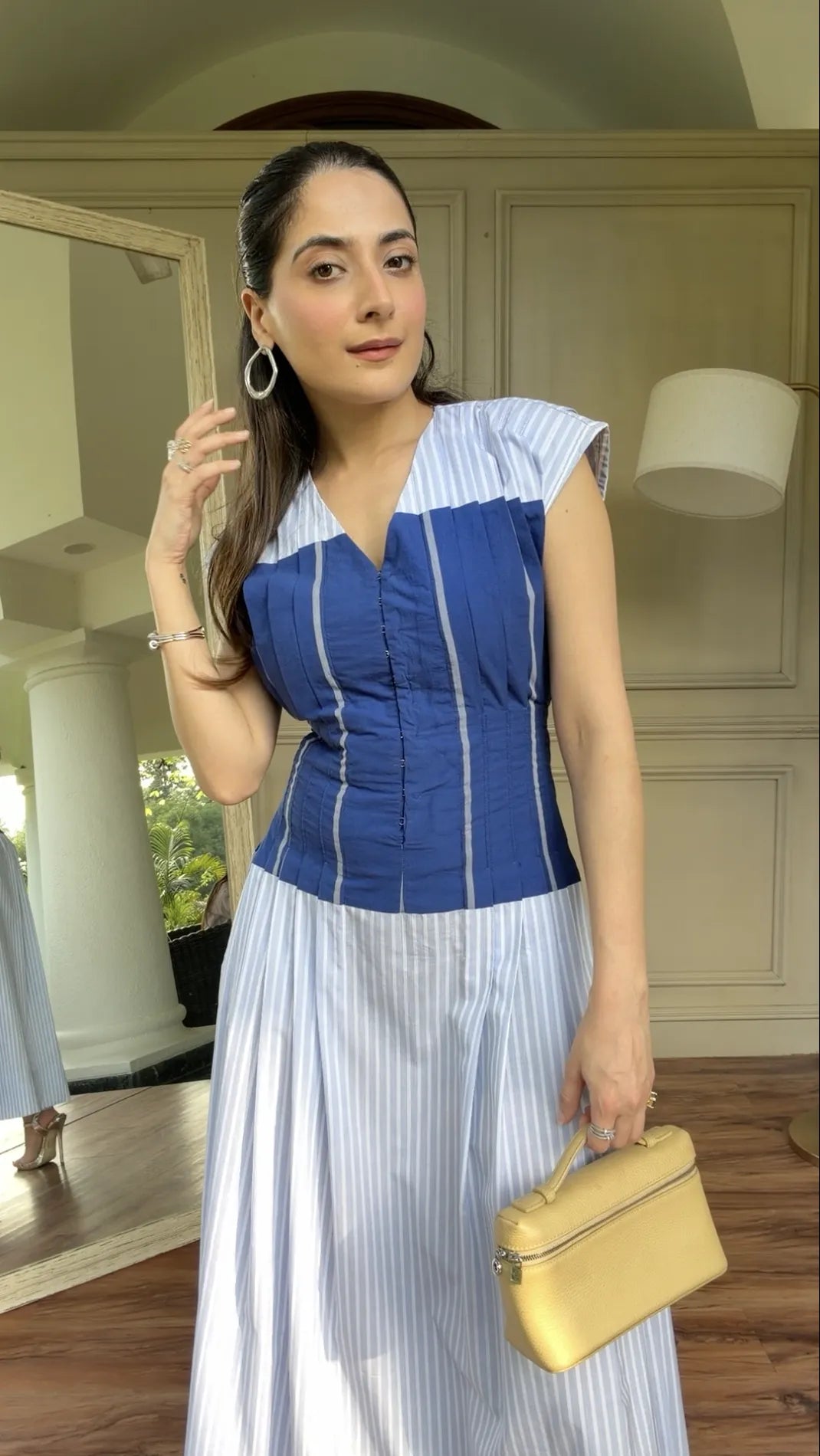 Lea pleated dress