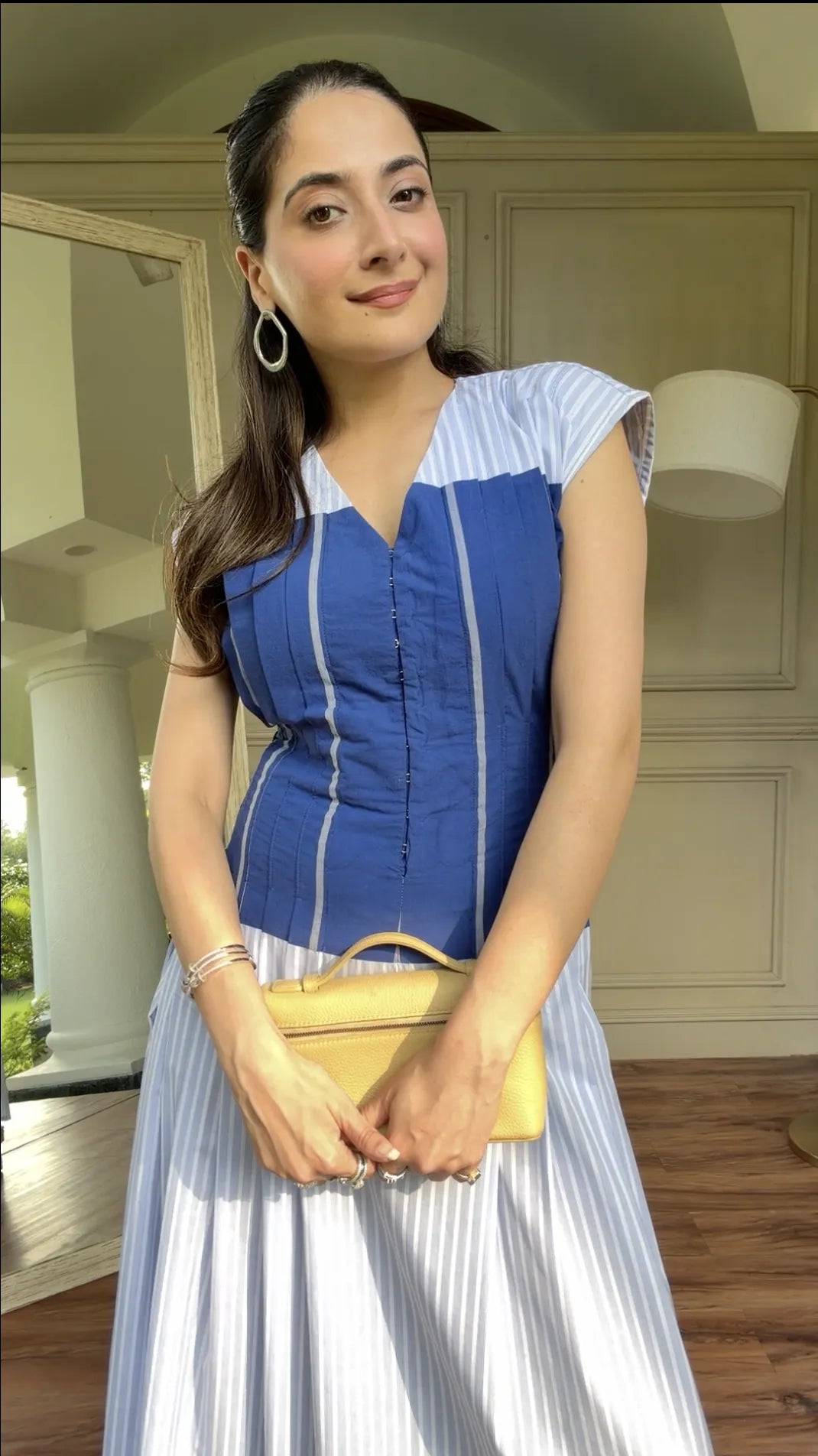 Lea pleated dress