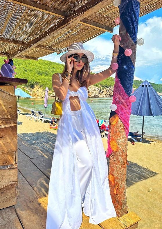 Niki Mehra in Mykonos co-ord set