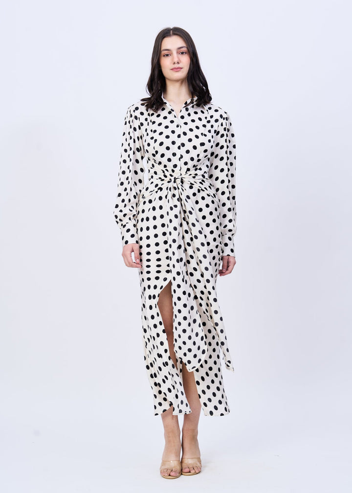 Penny (polka dot shirt dress)