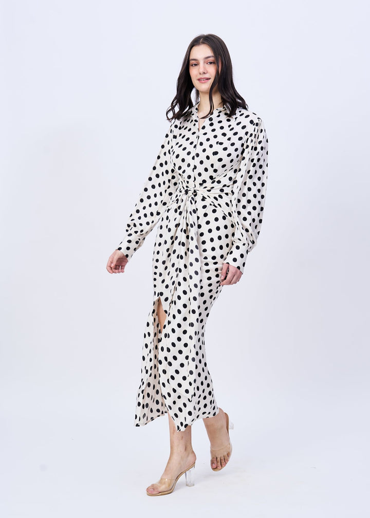 Penny (polka dot shirt dress)