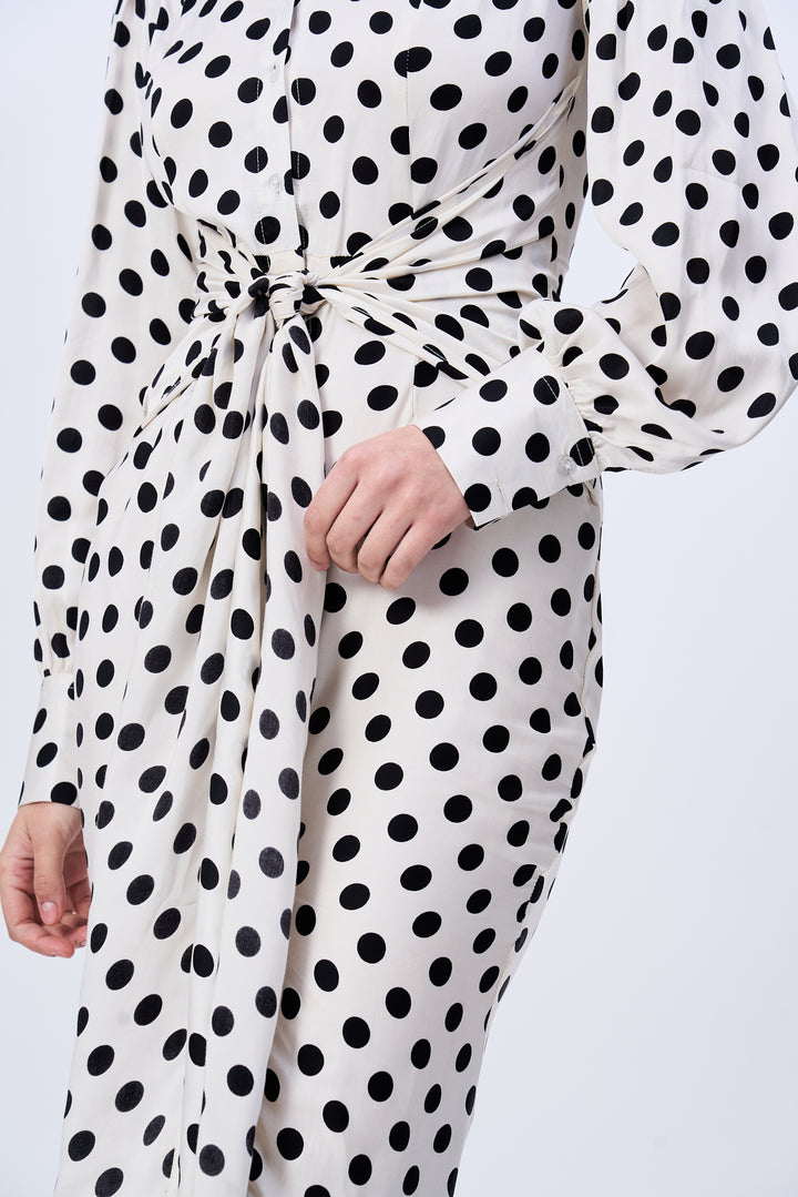 Penny (polka dot shirt dress)