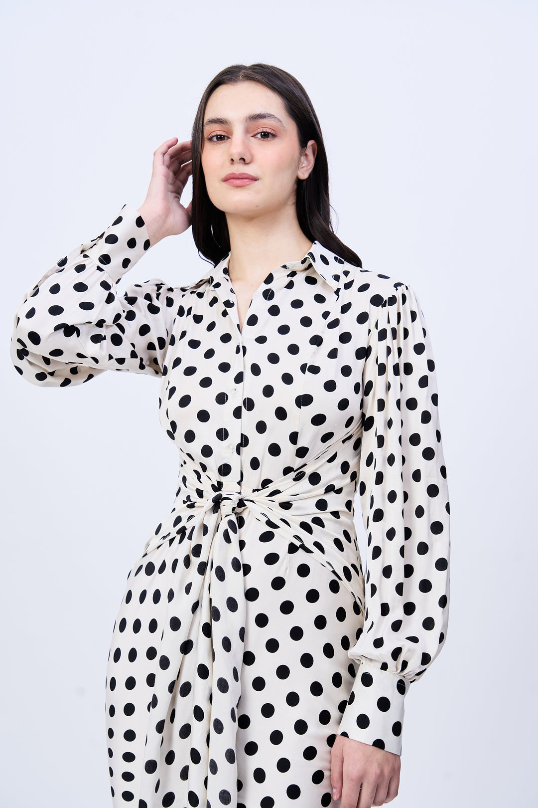 Penny (polka dot shirt dress)