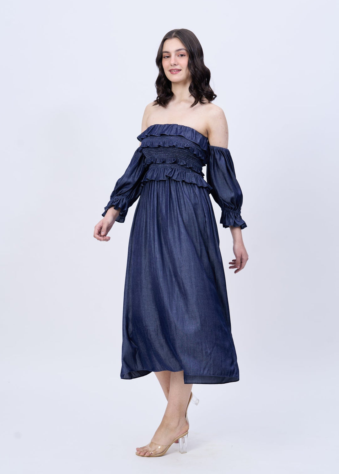 Skyler (soft denim dress)