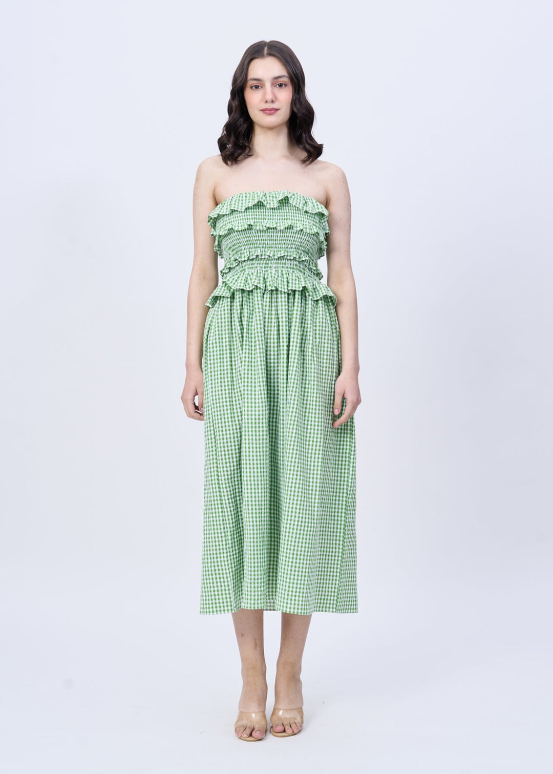 Piper (gingham tube dress)