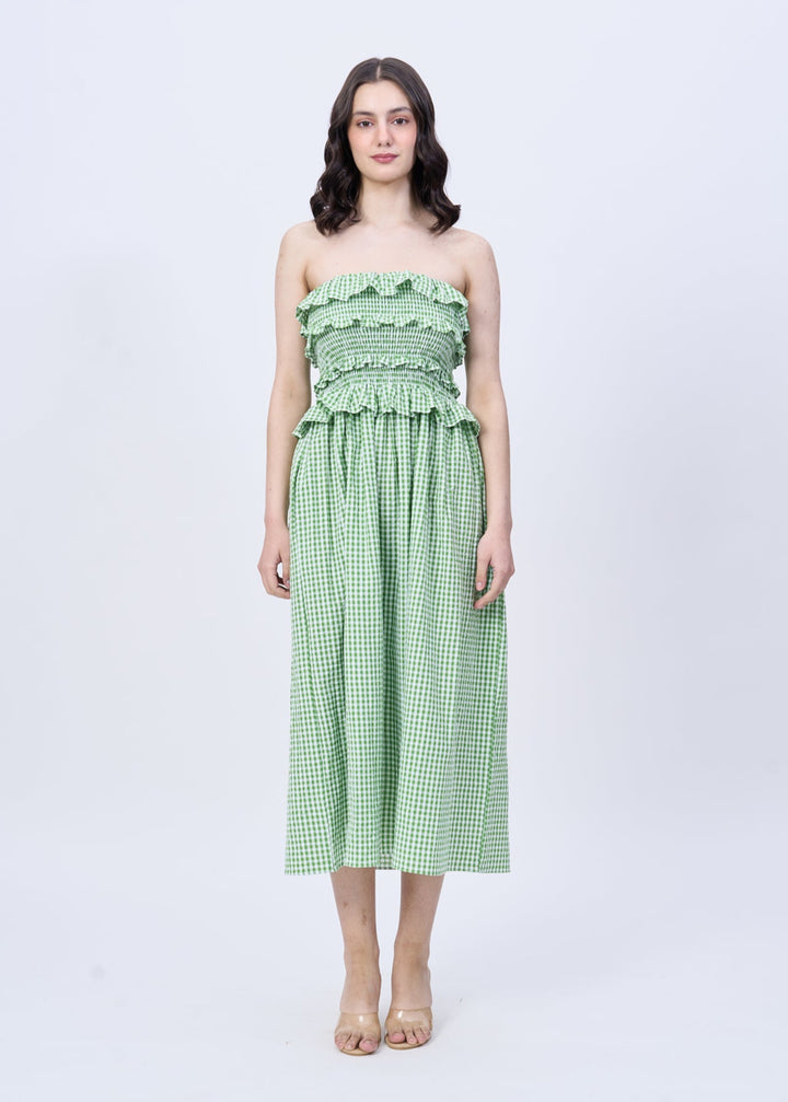 Piper (gingham tube dress)