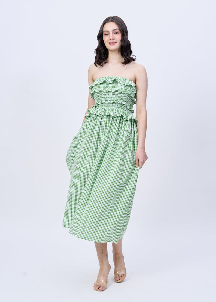 Piper (gingham tube dress)