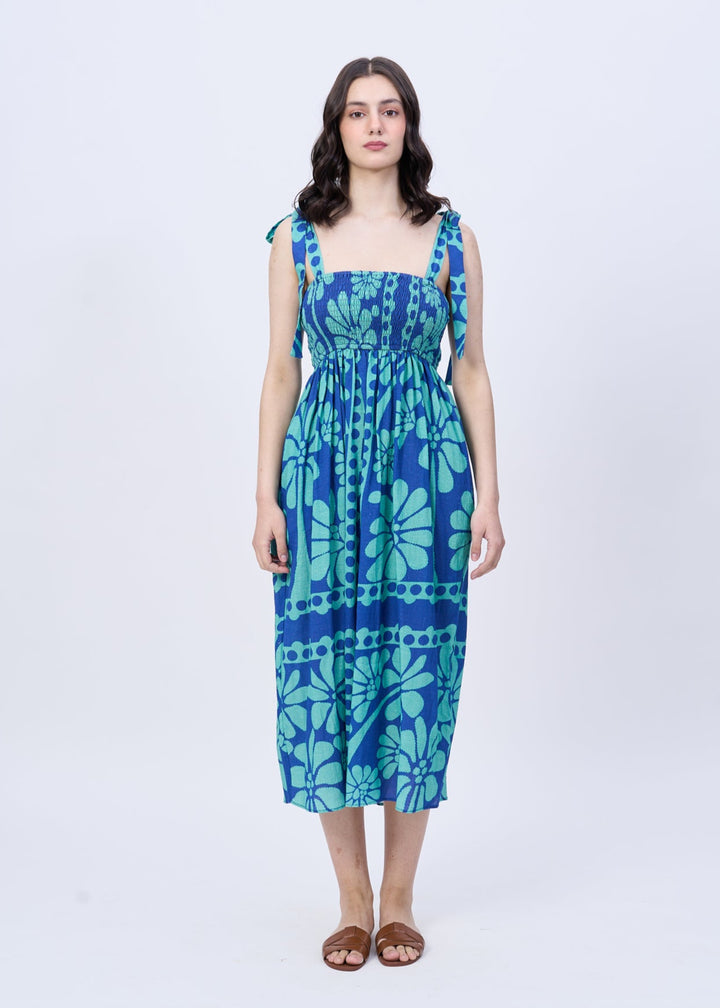 Tropica (printed midi dress)
