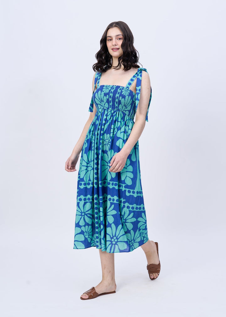 Tropica (printed midi dress)