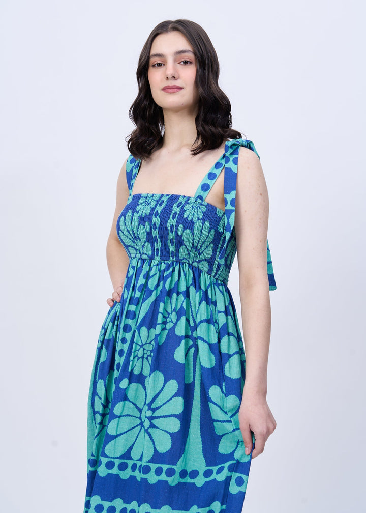 Tropica (printed midi dress)