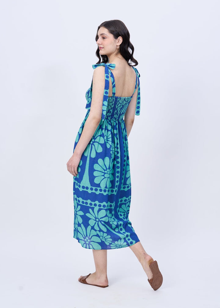 Tropica (printed midi dress)
