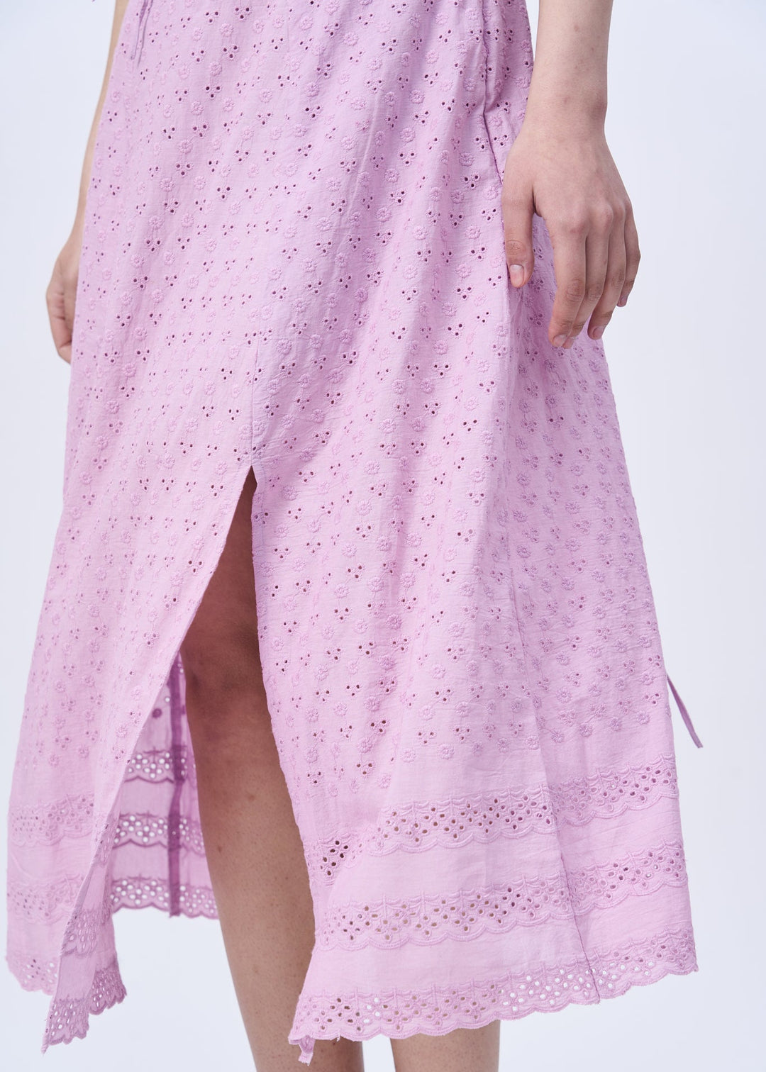 Peony fit and flare dress (Lilac)