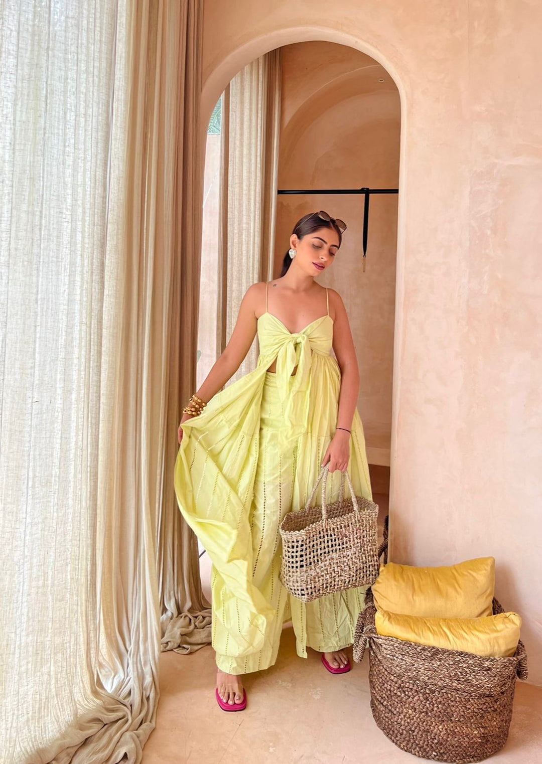 Sharnamli Mehra in Laburnum Set