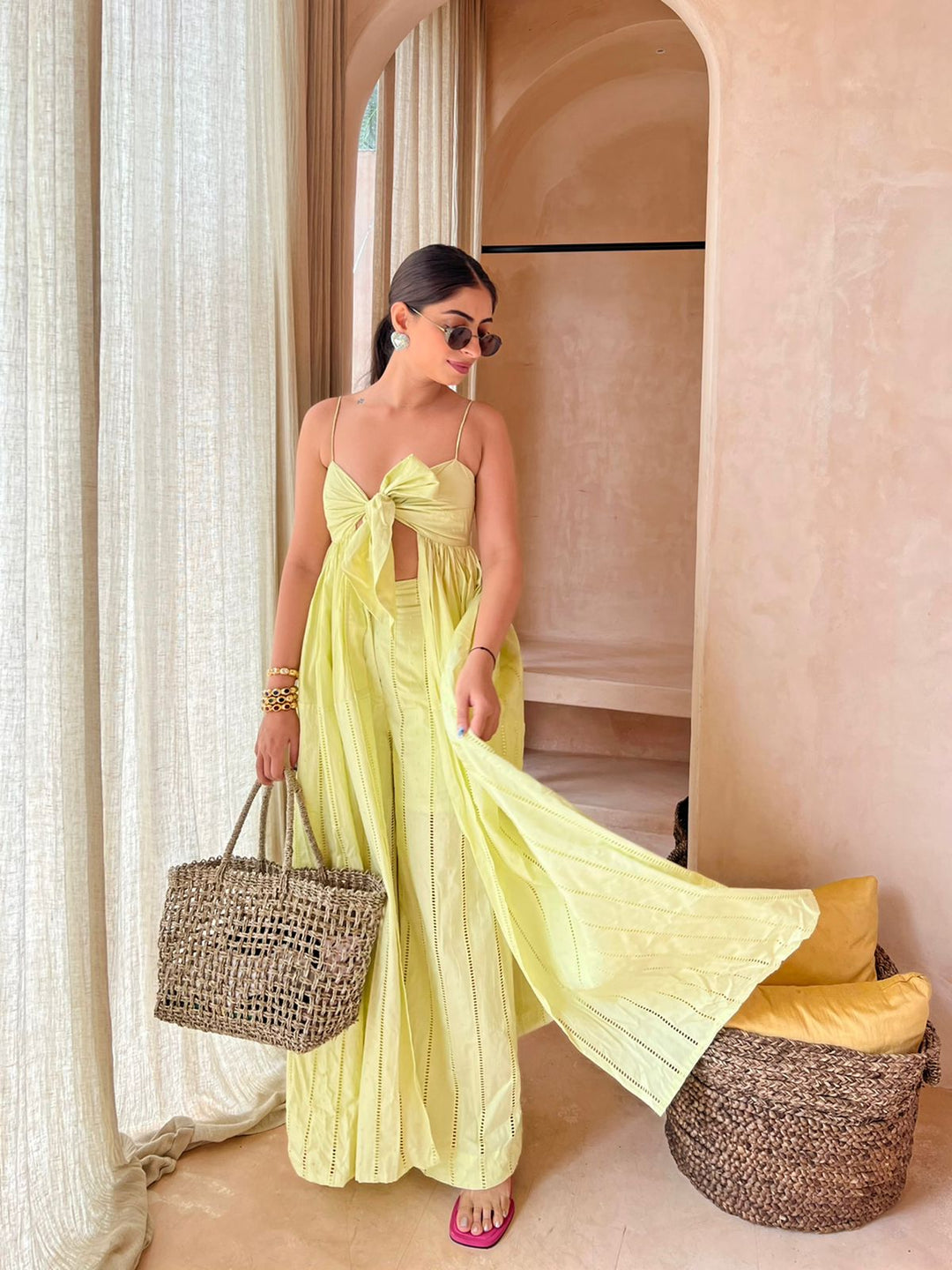 Sharnamli Mehra in Laburnum Set