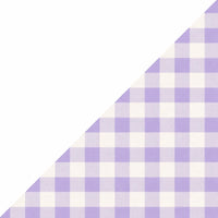 White / Purple Gingham