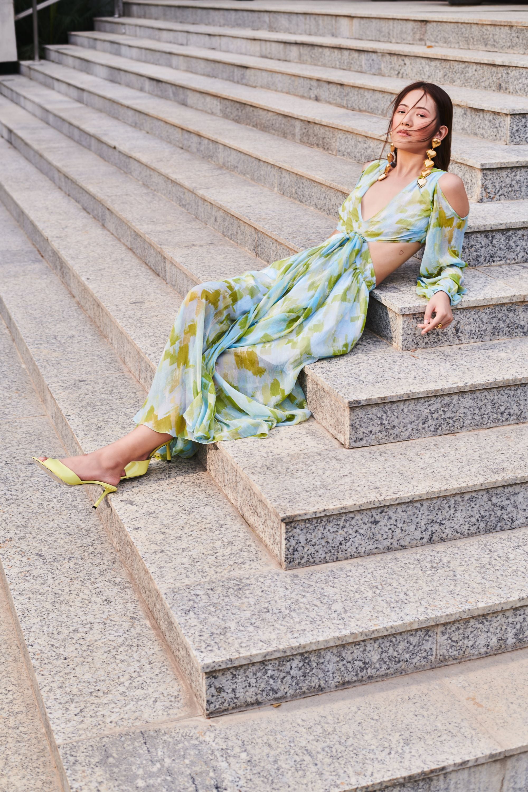 Coral Reef Sundress (Maxi length)