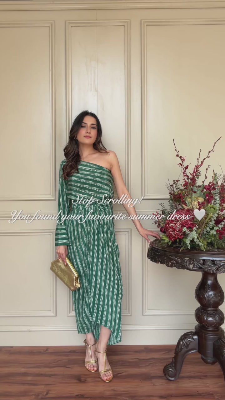 Itika Arora in Tropez Drape Dress