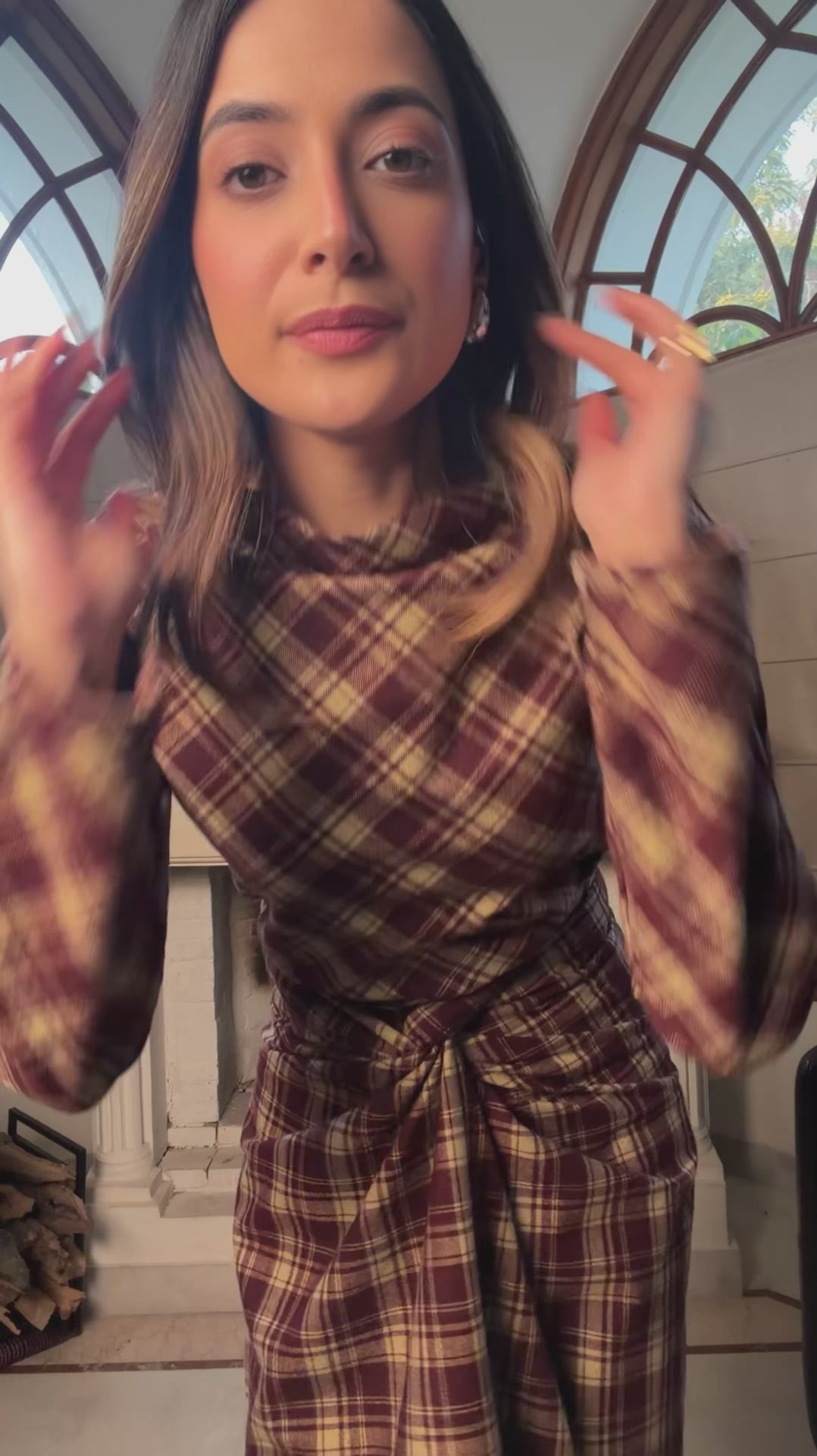 Itika Arora in Mayfair Drape Dress